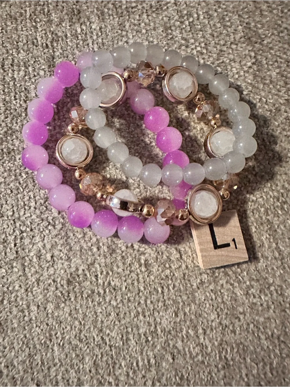 Assorted Beaded Stretch Bracelet Set - Multicolor pick one set - Picture 14 of 15